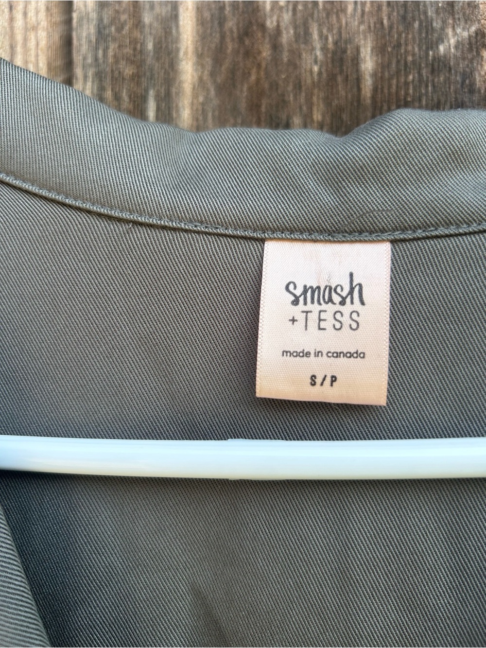 Smash + Tess Olive Green/Taupe Utility Jumpsuit - Picture 5 of 5